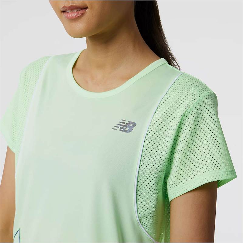 New Balance Womens Printed Fast Flight SS Top-4